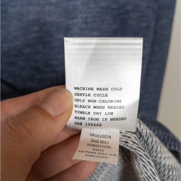 ALESBURY Stitch Fix Navy Blue Pilsen Thermal Crew Long Sleeve Tee Men's Small - Picture 5 of 5